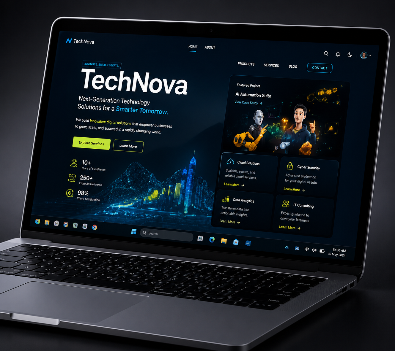 Tech Website Redesign