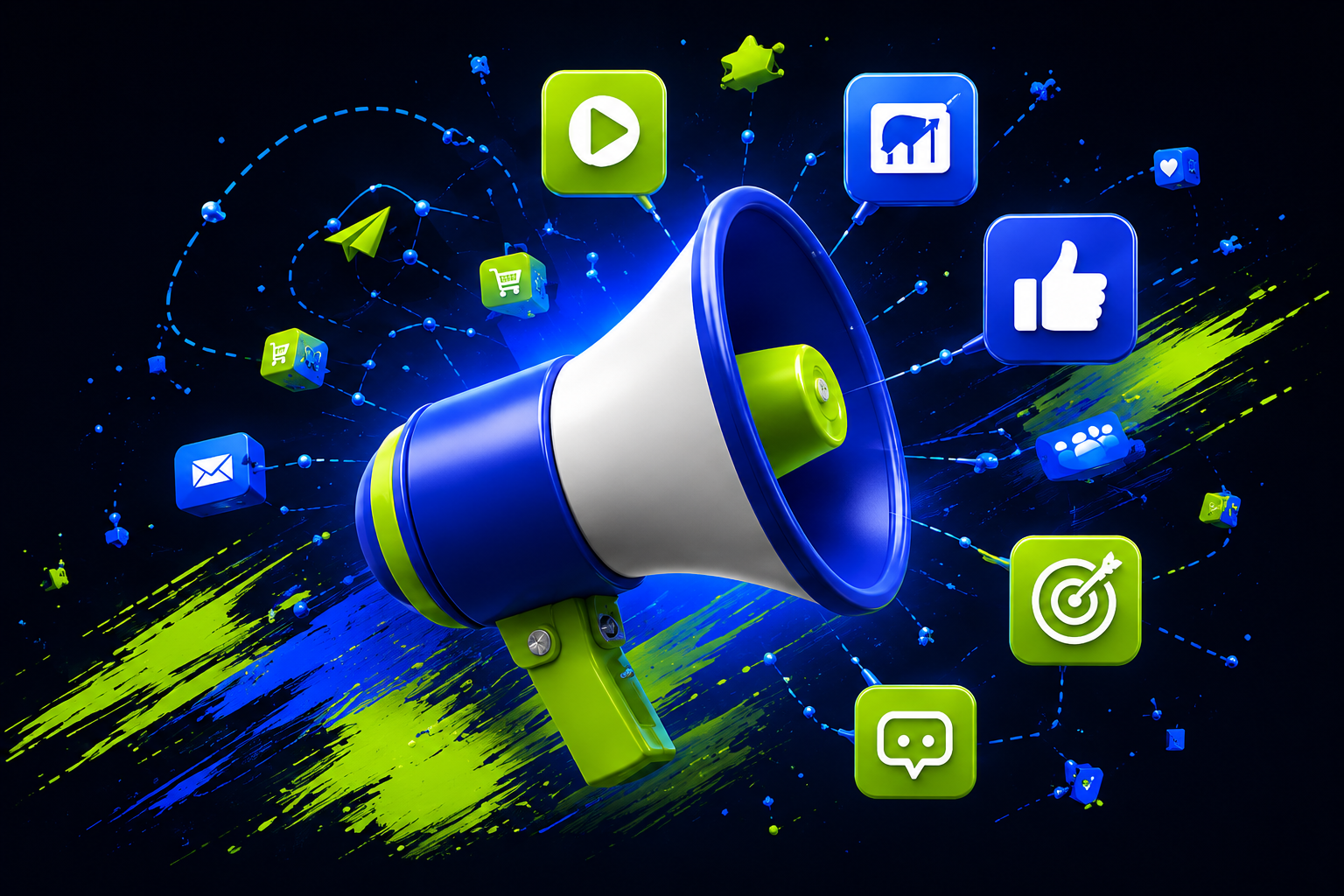 Marketing Megaphone Illustration